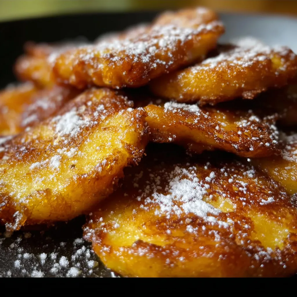 Golden Skillet Banana Fritters - tertiary view